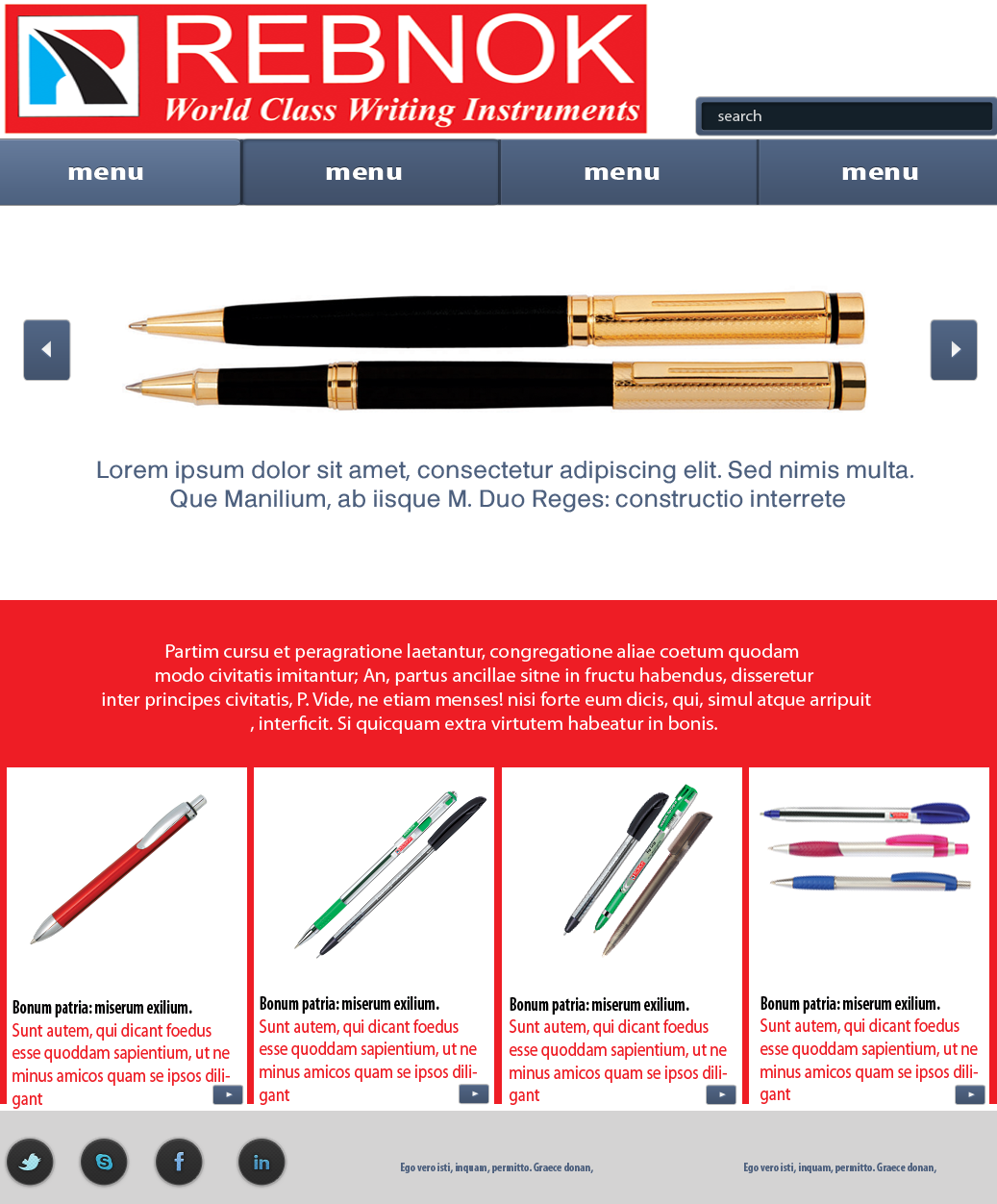 Web Design by Realkent for Rover Writing Instruments | Design #6608038