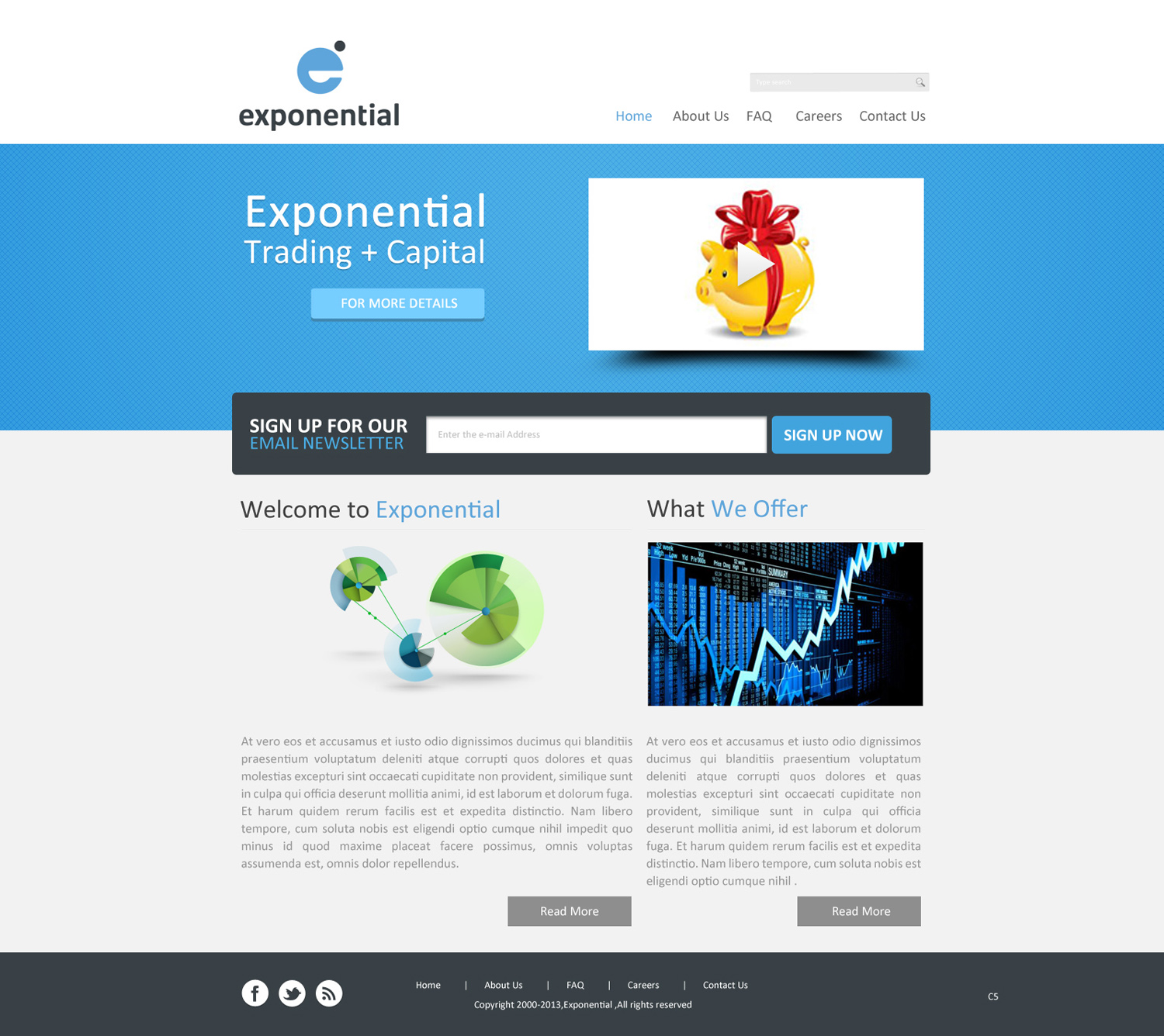 Web Design by pb for Exponential Group Pty. Ltd. | Design #1710185
