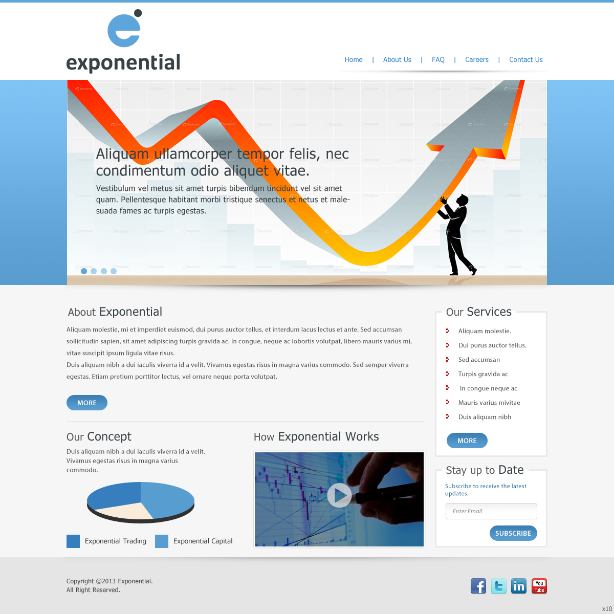 Web Design by pb for Exponential Group Pty. Ltd. | Design #1718093