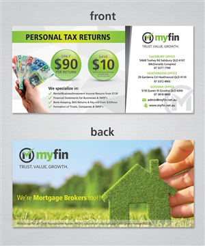Flyer Design by sun_design for Myfin Group Pty Ltd | Design #6542424