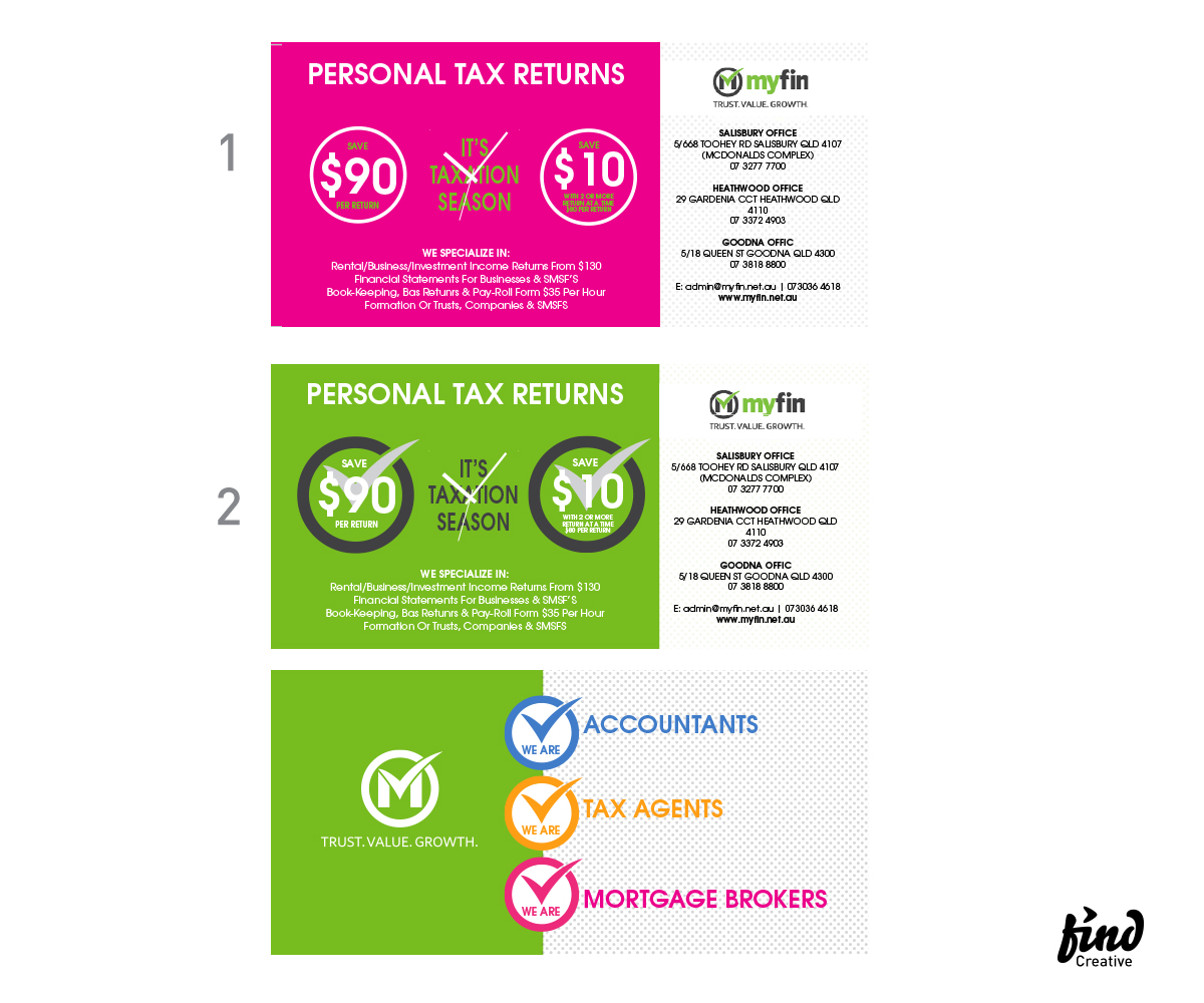 Flyer Design by FindCreative for Myfin Group Pty Ltd | Design #6526247
