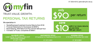 Diseño de Flyer por buddhiv para Myfin Group Pty Ltd | Diseño: #6525944
