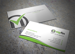 Business Card Design by Eggo May P for Myfin Group Pty Ltd | Design: #6531169