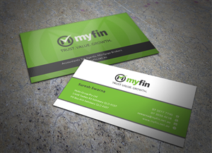 Diseño de Tarjeta de Presentación por Eggo May P para Myfin Group Pty Ltd | Diseño: #6531173