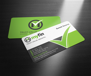 Diseño de Tarjeta de Presentación por Ethien para Myfin Group Pty Ltd | Diseño: #6537101