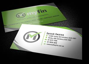 Diseño de Tarjeta de Presentación por Riz' para Myfin Group Pty Ltd | Diseño: #6528659