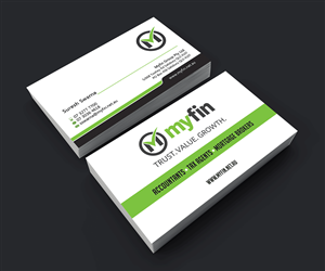 Business Card Design by premnice for Myfin Group Pty Ltd | Design: #6534095