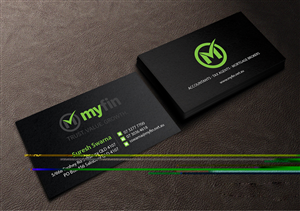 Diseño de Tarjeta de Presentación por Creations Box 2015 para Myfin Group Pty Ltd | Diseño: #6535128