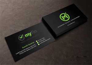 Diseño de Tarjeta de Presentación por Creations Box 2015 para Myfin Group Pty Ltd | Diseño: #6535135