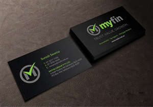 Diseño de Tarjeta de Presentación por Creations Box 2015 para Myfin Group Pty Ltd | Diseño: #6535144