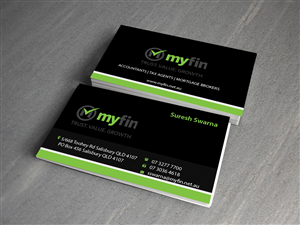 Diseño de Tarjeta de Presentación por Creations Box 2015 para Myfin Group Pty Ltd | Diseño: #6535156