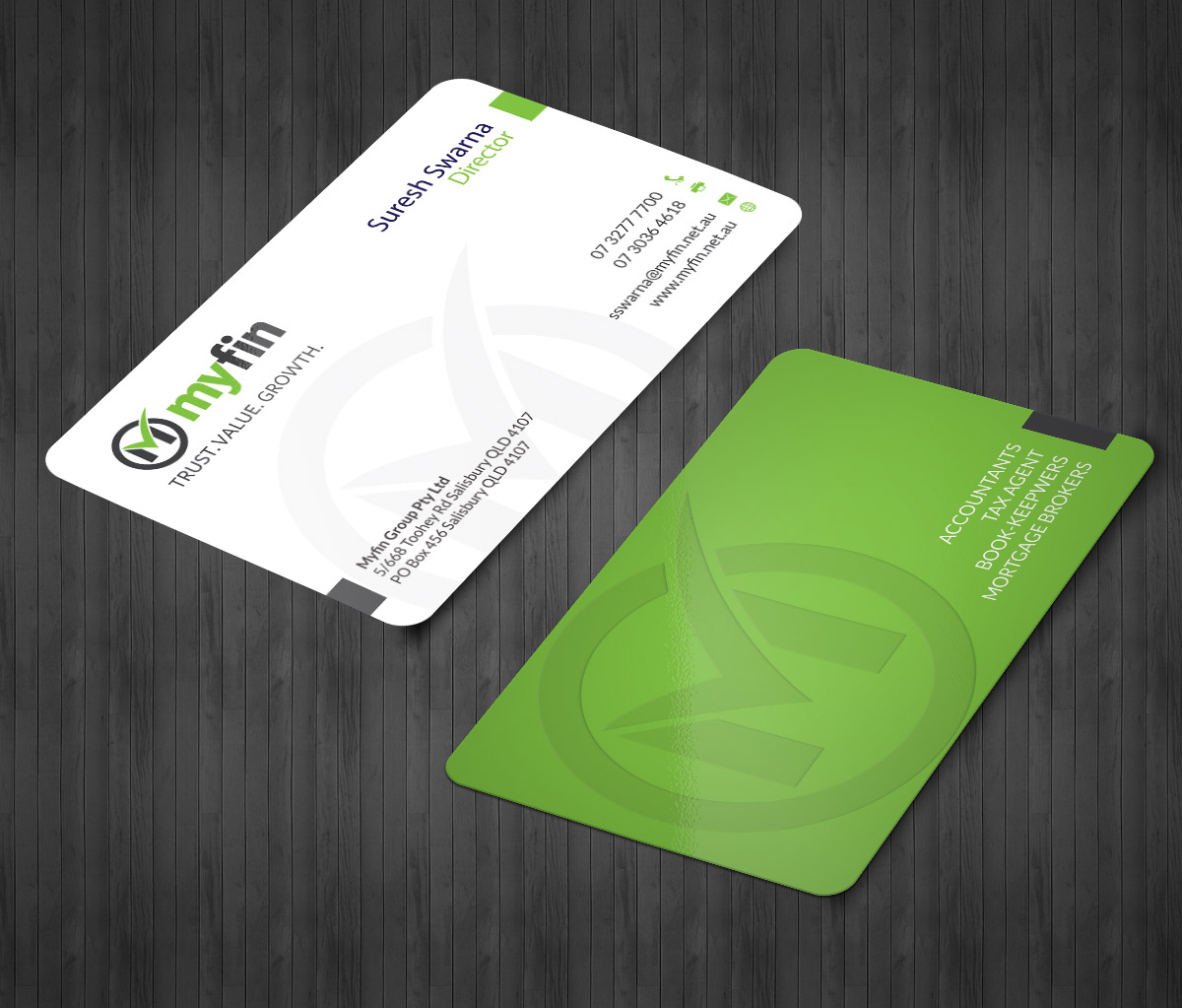 Business Card Design by Mulugeta for Myfin Group Pty Ltd | Design #6526933