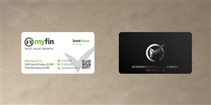 Diseño de Tarjeta de Presentación por stoodio.id para Myfin Group Pty Ltd | Diseño: #6539859