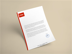 Letterhead Design by Ather for this project | Design: #6553388