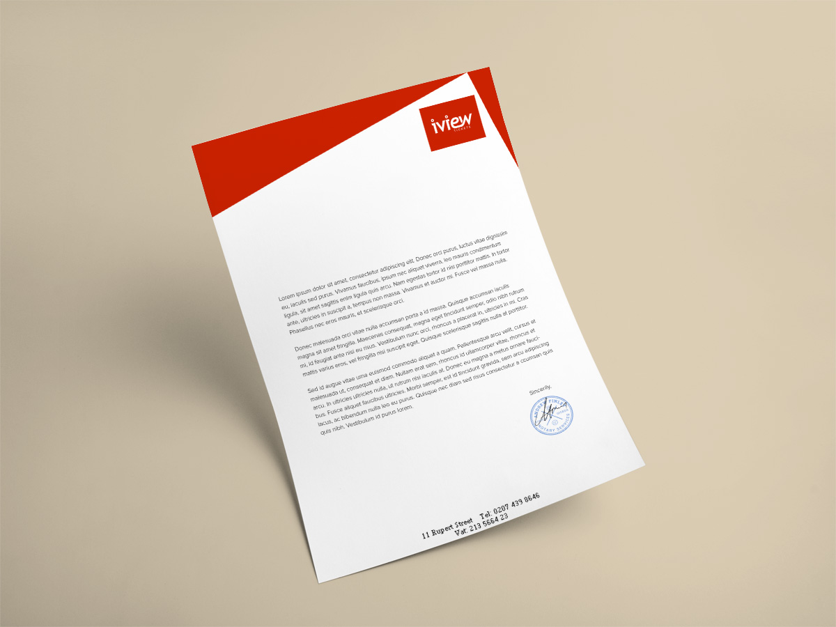 Letterhead Design by Ather for this project | Design #6561741