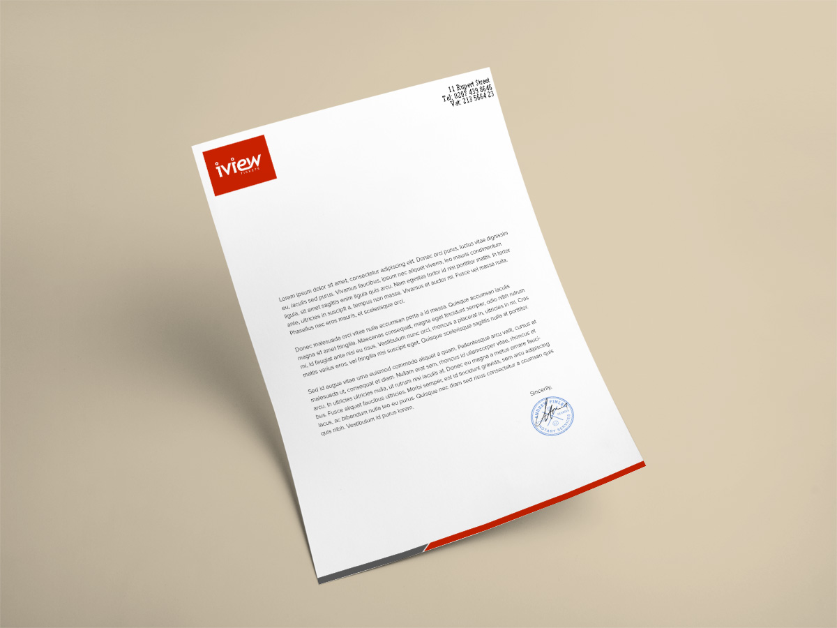 Letterhead Design by Ather for this project | Design #6568119