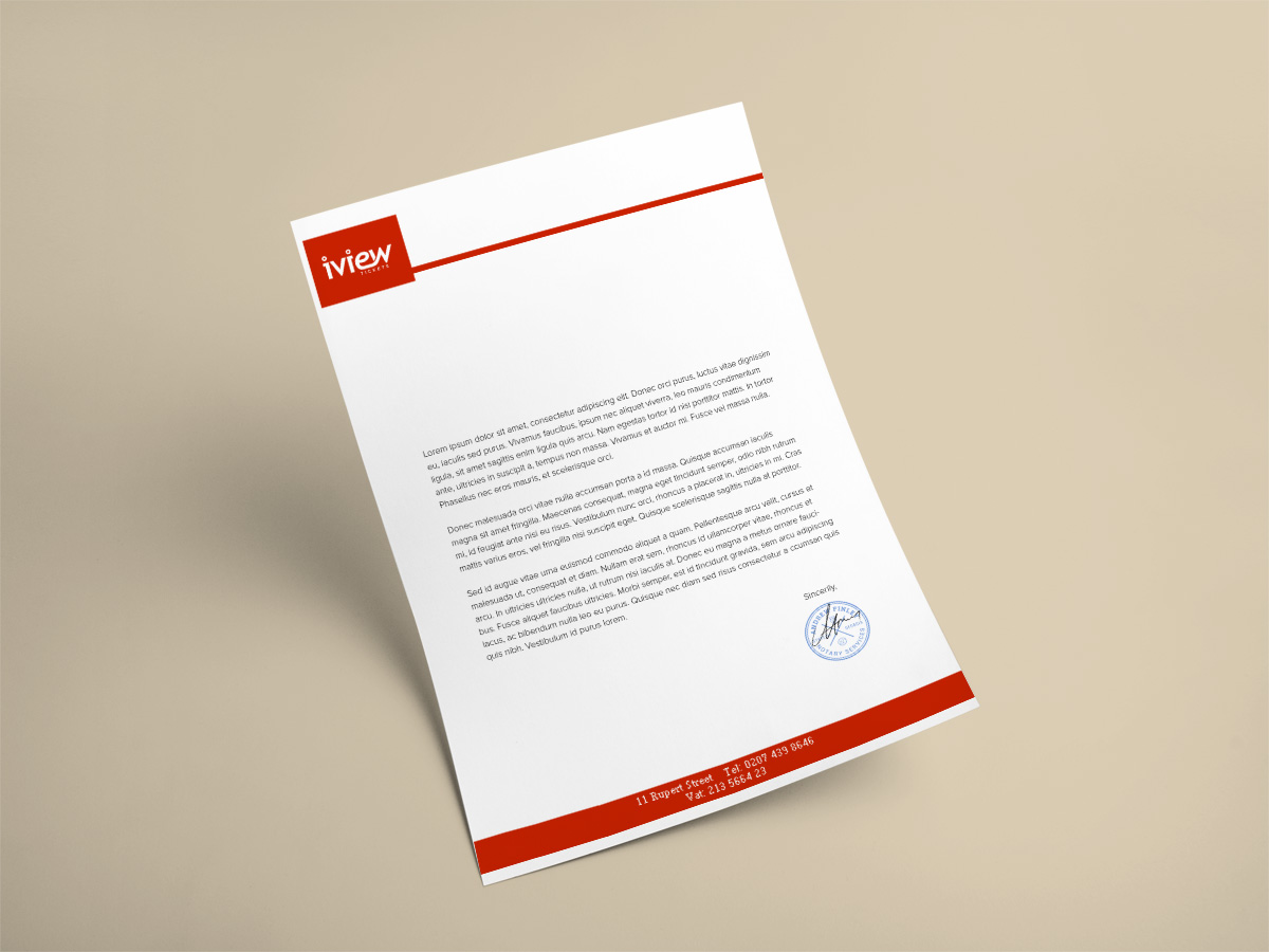 Letterhead Design by Ather for this project | Design #6568173