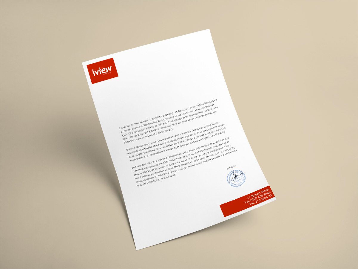 Letterhead Design by Ather for this project | Design #6568254
