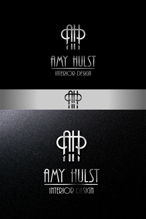 Amy Hulst Interior Design | Logo Design by AHGDesign