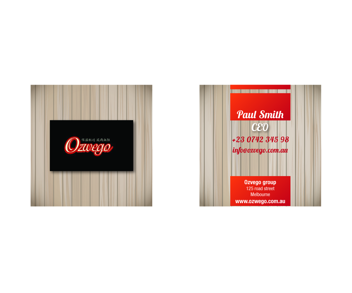 Design de Carte de Visite par OUT of BOX.d pour WEGO TECHNOLOGY PTY LTD | Design #6541969