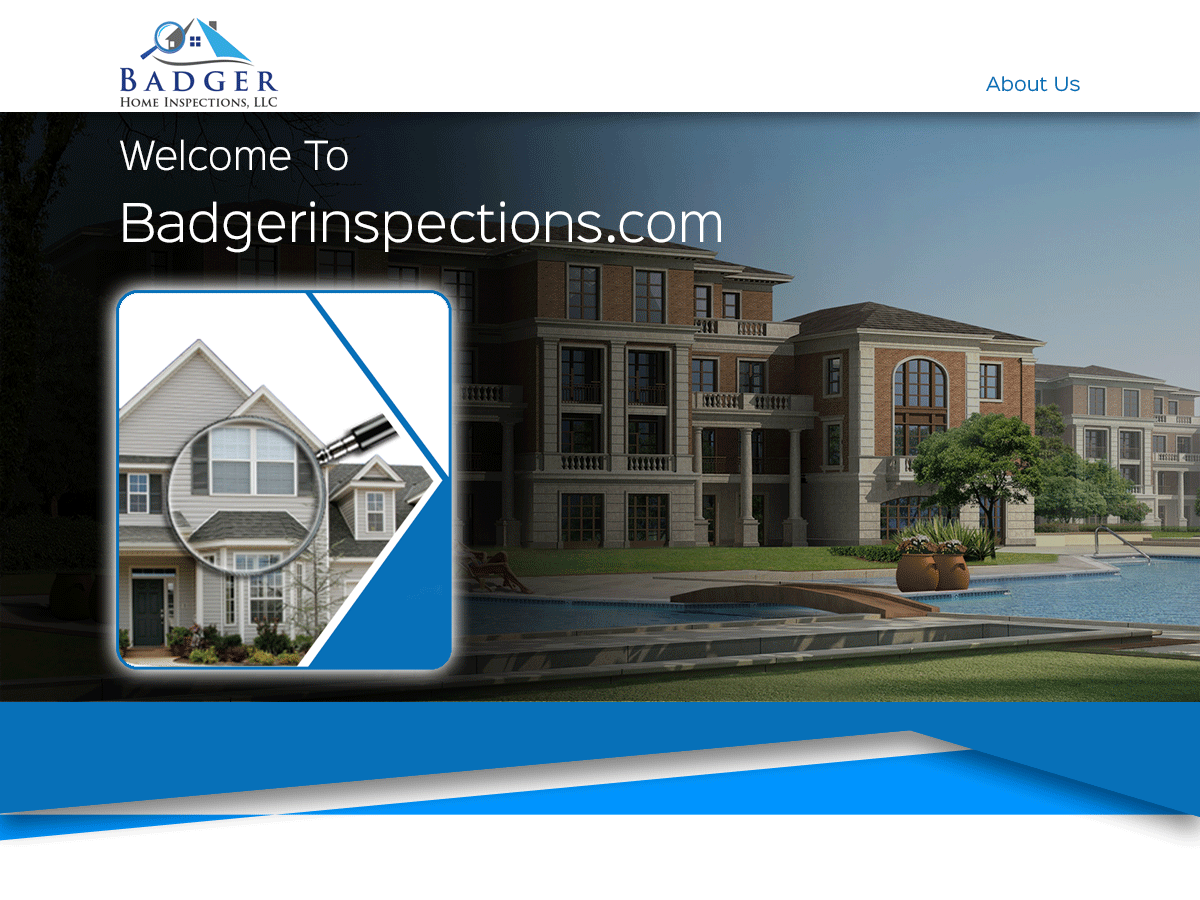 Web-Design von saurabhjadav für Badger Home Inspections, LLC. | Design #6550701