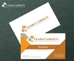 Diseño de Tarjeta de Presentación por M.Pirs para Ezard Cabinets | Diseño: #6528778