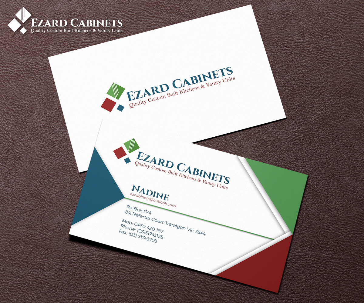 Business Card Design by M.Pirs for Ezard Cabinets | Design #6529200