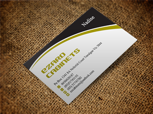 Business Card Design by Lanka Ama for Ezard Cabinets | Design: #6528599