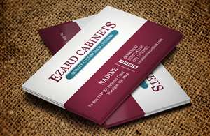 Business Card Design by Lanka Ama for Ezard Cabinets | Design: #6528613