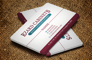 Diseño de Tarjeta de Presentación por Lanka Ama para Ezard Cabinets | Diseño: #6528615