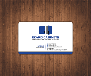 Business Card Design by Stylez Designz for Ezard Cabinets | Design: #6556671