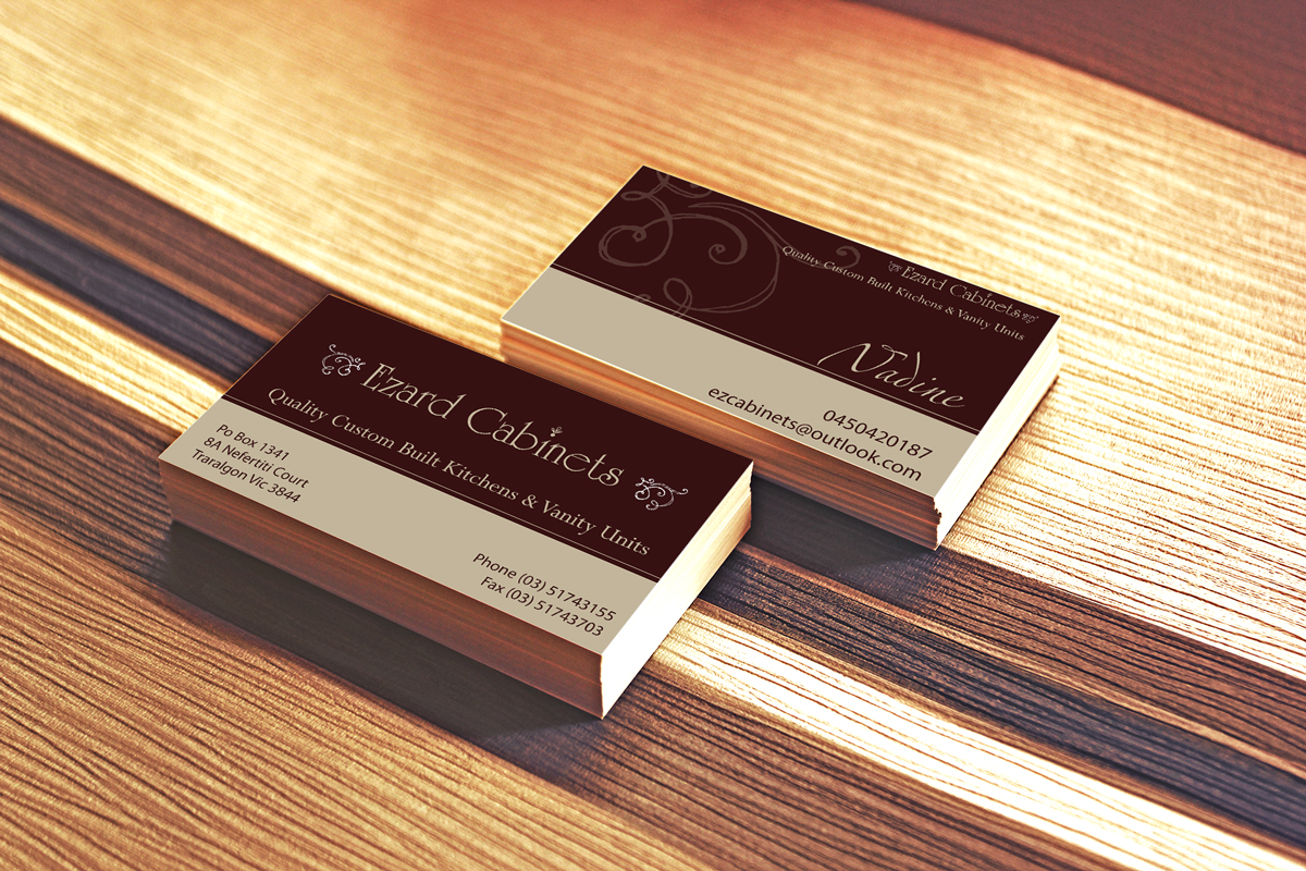 Business Card Design by Art Vision for Ezard Cabinets | Design #6530200