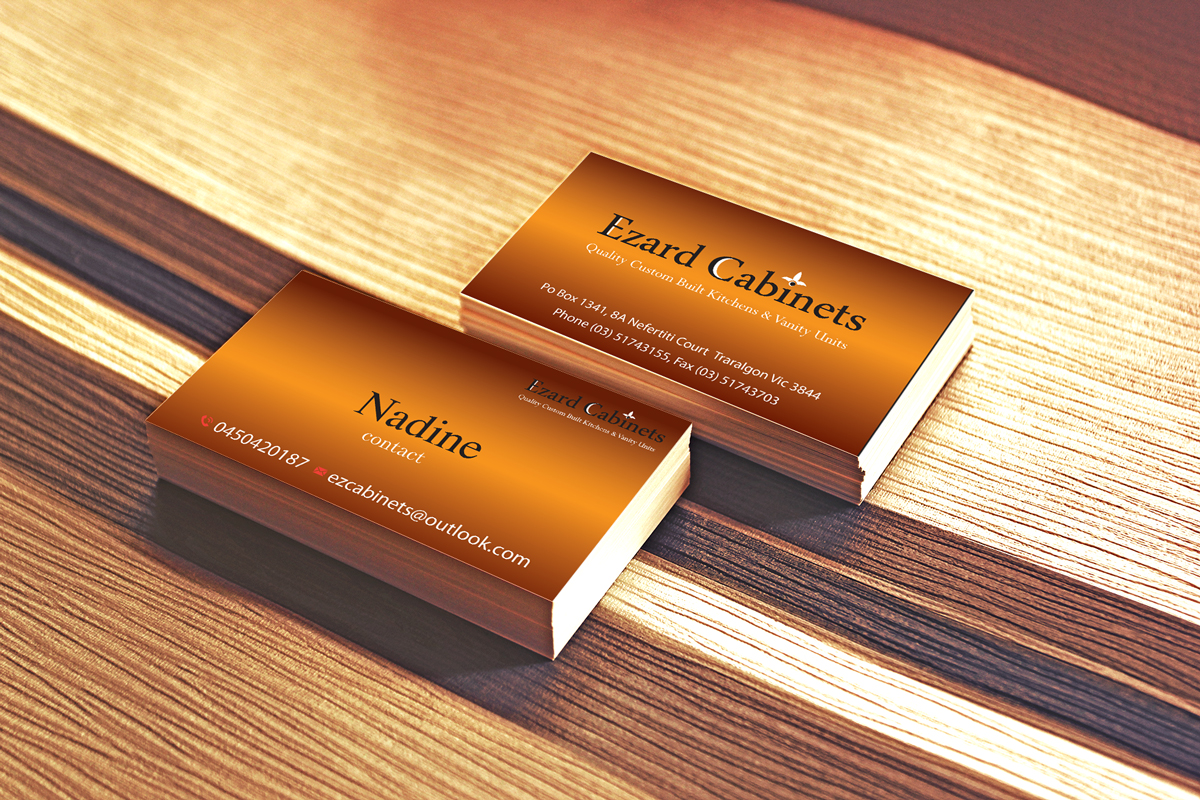 Business Card Design by Art Vision for Ezard Cabinets | Design #6531312
