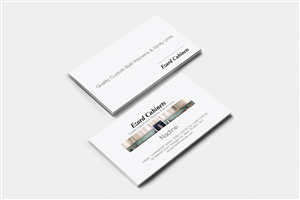 Ezard Cabinets Quality Custom Built Kitchens, Vanity Units, Robes ect | Business Card Design by broken.bike