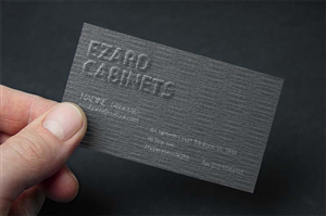 Business Card Design by suejk for Ezard Cabinets | Design: #6527958