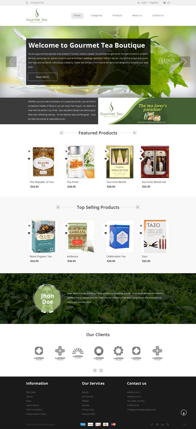 Web Design by pb for Chinel Enterprises Inc. | Design #6534168