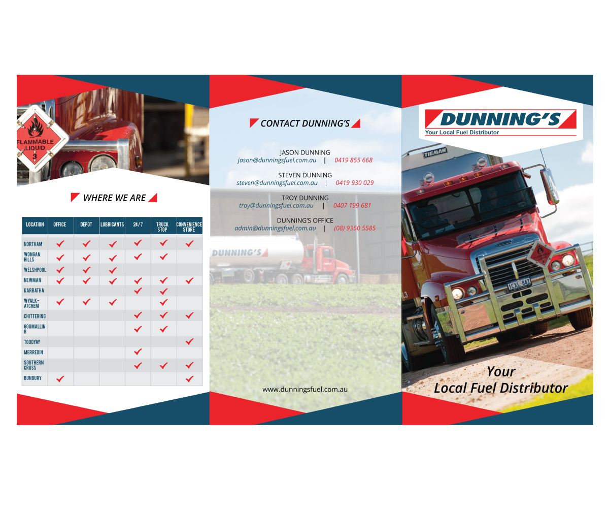 Design de Flyer par Designer Destiny pour Dunnings Fuel | Design #6570717
