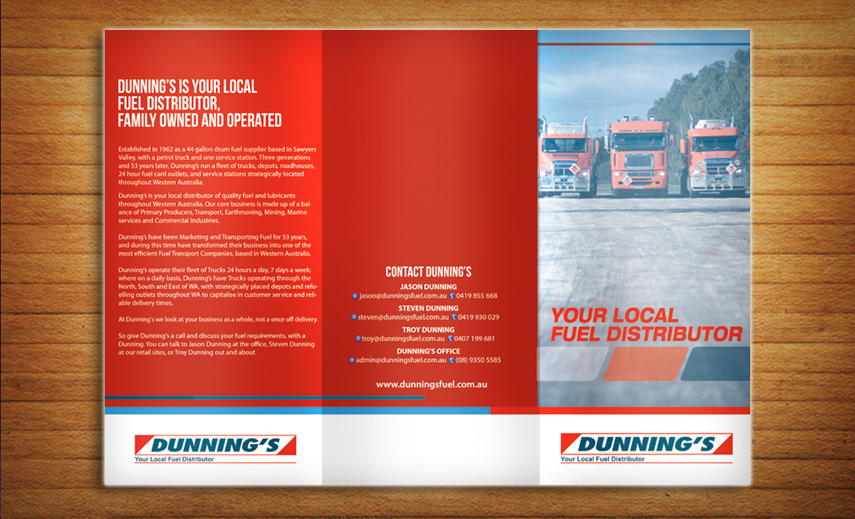 Flyer-Design von alessandroevge für Dunnings Fuel | Design #6563549