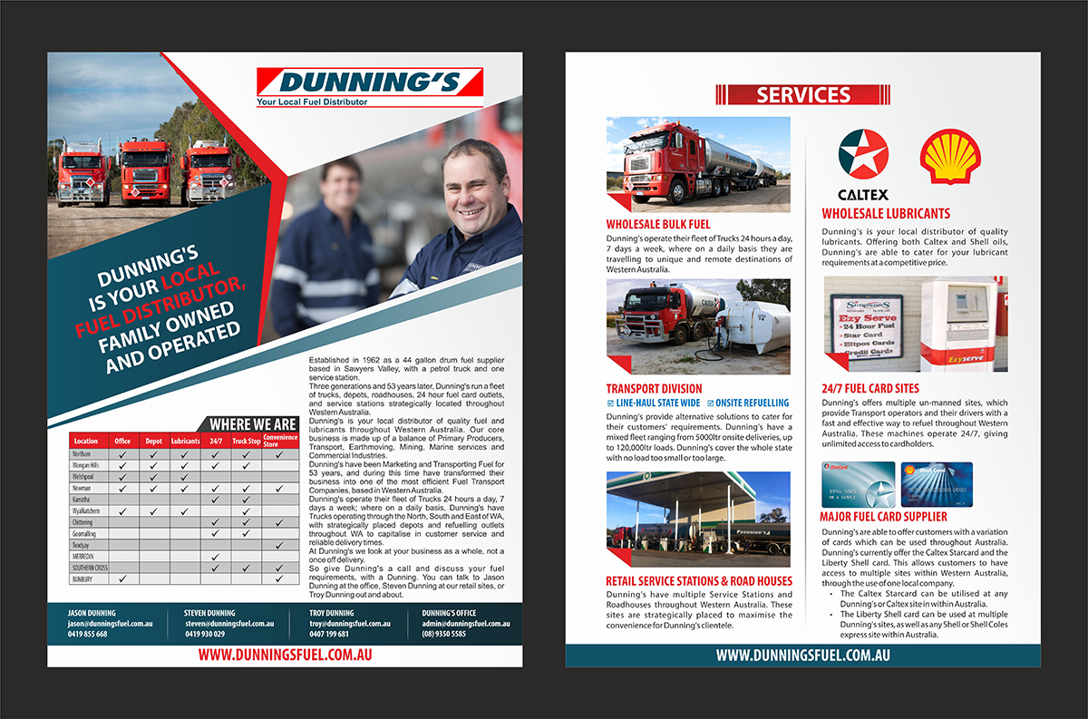 Design de Flyer par DesignMarket pour Dunnings Fuel | Design #6581113