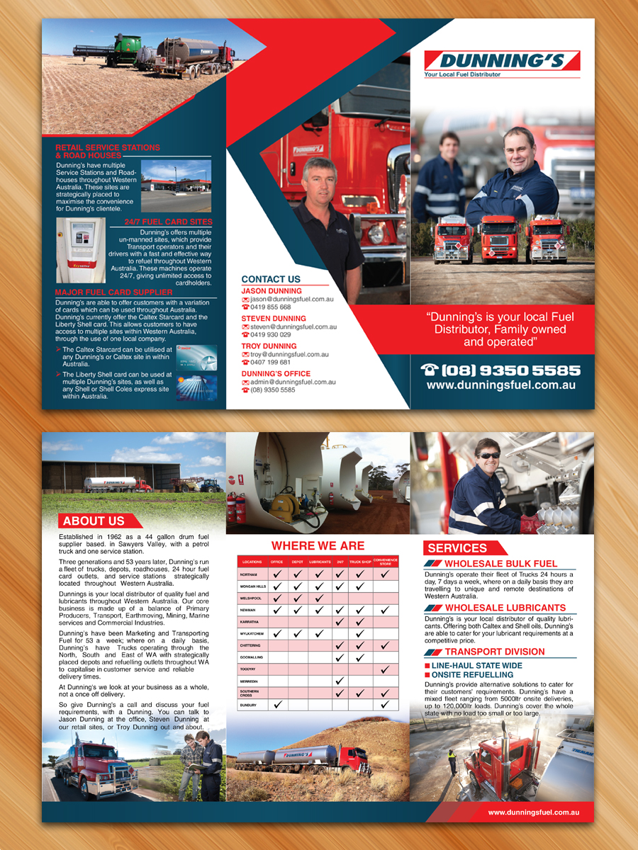 Flyer Design by Sarmishtha Chattopadhyay_loginchange for Dunnings Fuel | Design #6580928