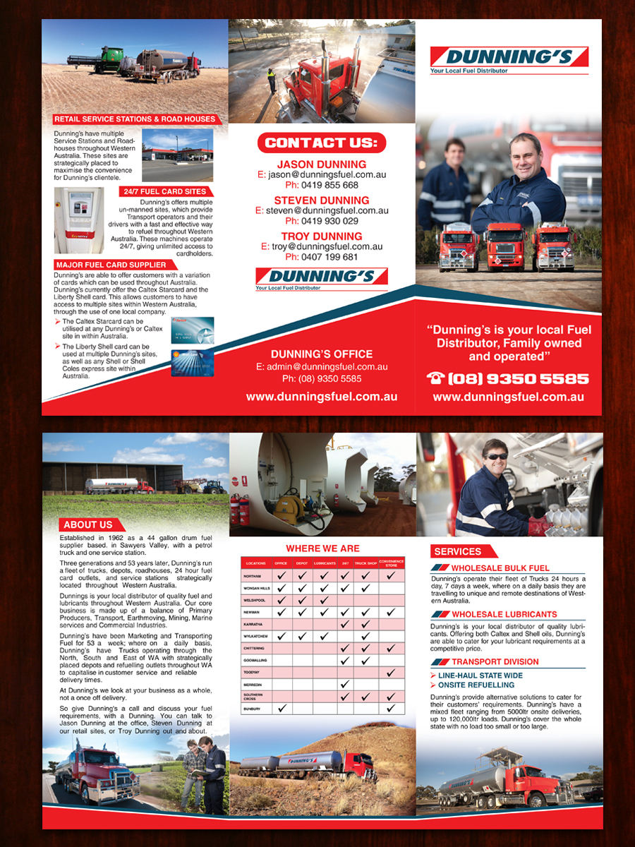Flyer Design by Sarmishtha Chattopadhyay_loginchange for Dunnings Fuel | Design #6598846