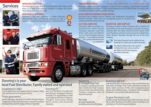 Diseño de Flyer por dejan_dzamtovski para Dunnings Fuel | Diseño: #6592060