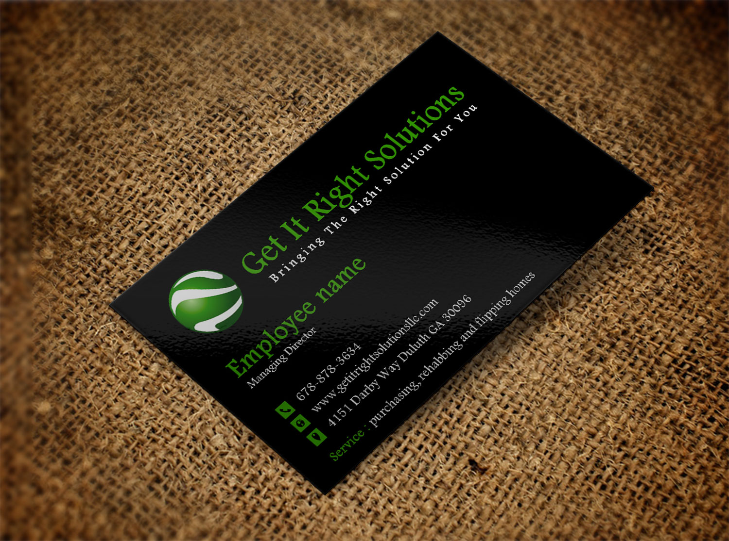 Diseño de Tarjeta de Presentación por Lanka Ama para este proyecto | Diseño #6531843