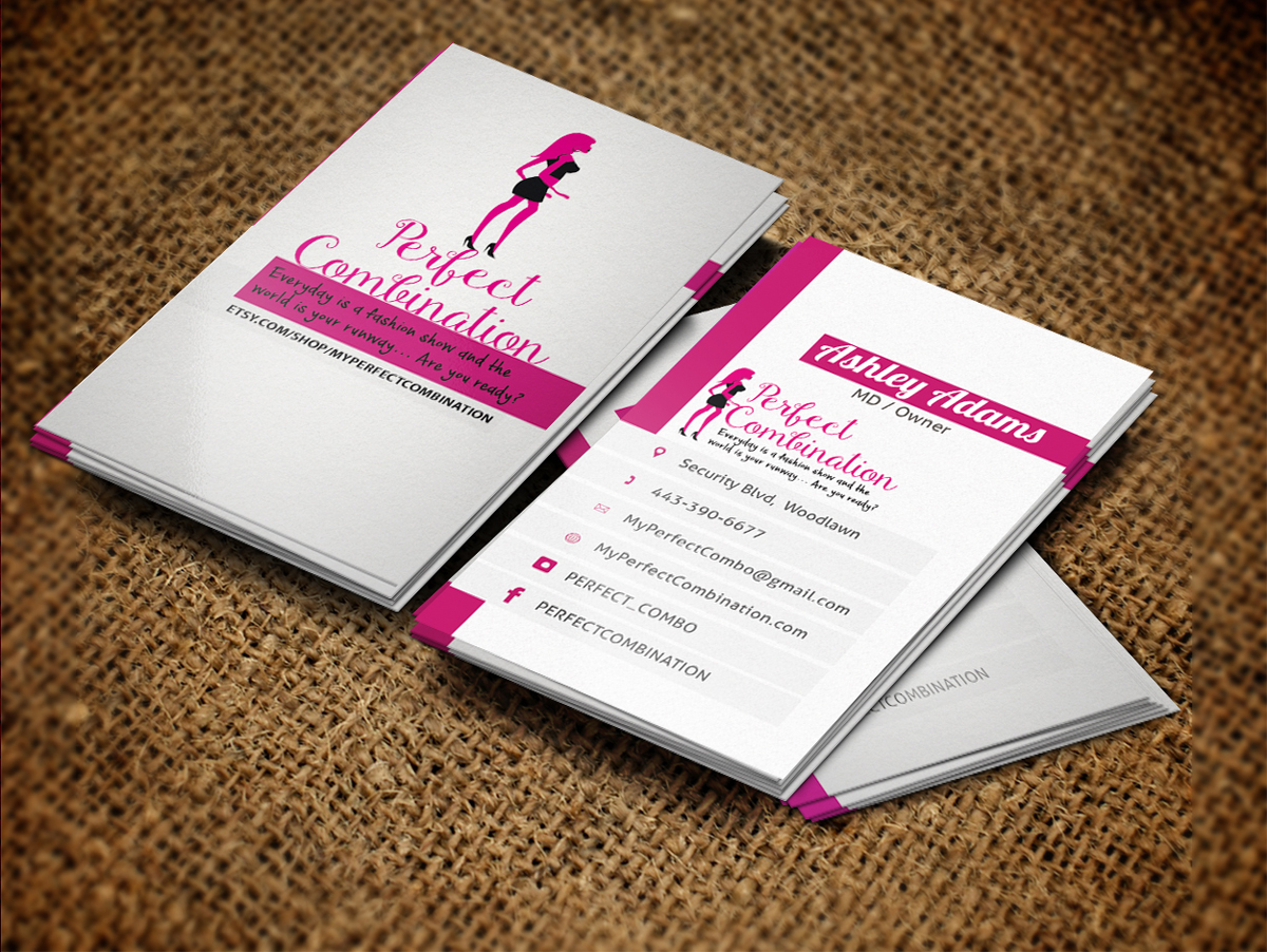 Business Card Design by Akaram Advertising for Perfect Combination | Design #6546998