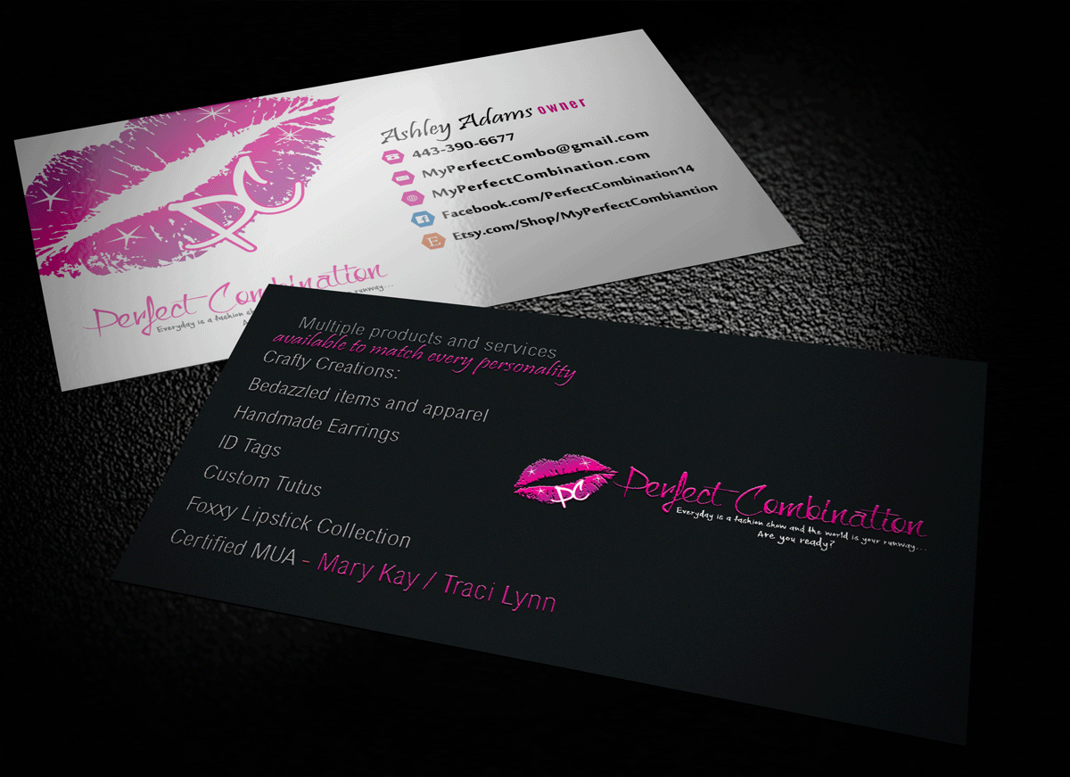 Business Card Design by Riz' for Perfect Combination | Design #6615046
