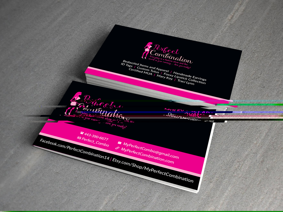 Business Card Design by Creations Box 2015 for Perfect Combination | Design #6561165