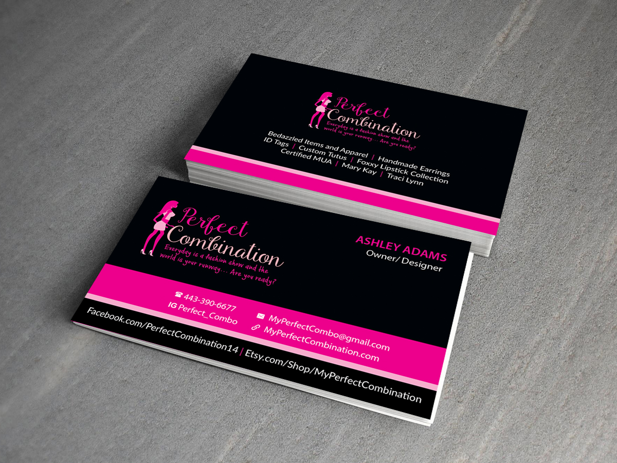 Business Card Design by Creations Box 2015 for Perfect Combination | Design #6561169