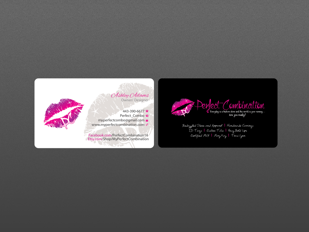 Business Card Design by Creations Box 2015 for Perfect Combination | Design #6585645