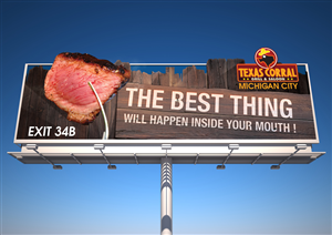Billboard Design by Visualland for Texas Corral | Design: #1726356