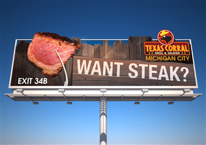 Billboard Design by Visualland for Texas Corral | Design: #1727590
